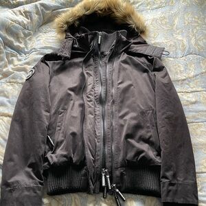 Superdry TheFur Hooded Windbomber Mens M